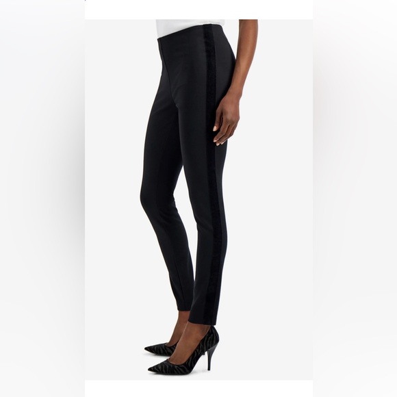 Puma Pants - Fenty by Rihanna black Leggings W velvet accent stripe